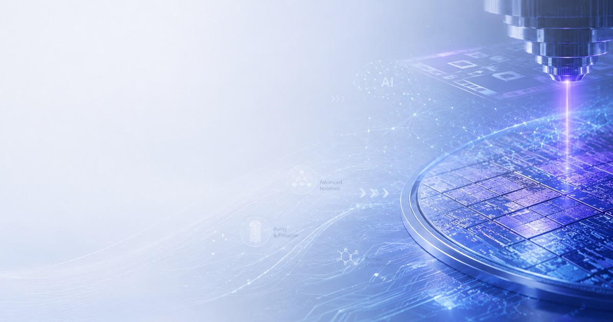 Semiconductor process and material support